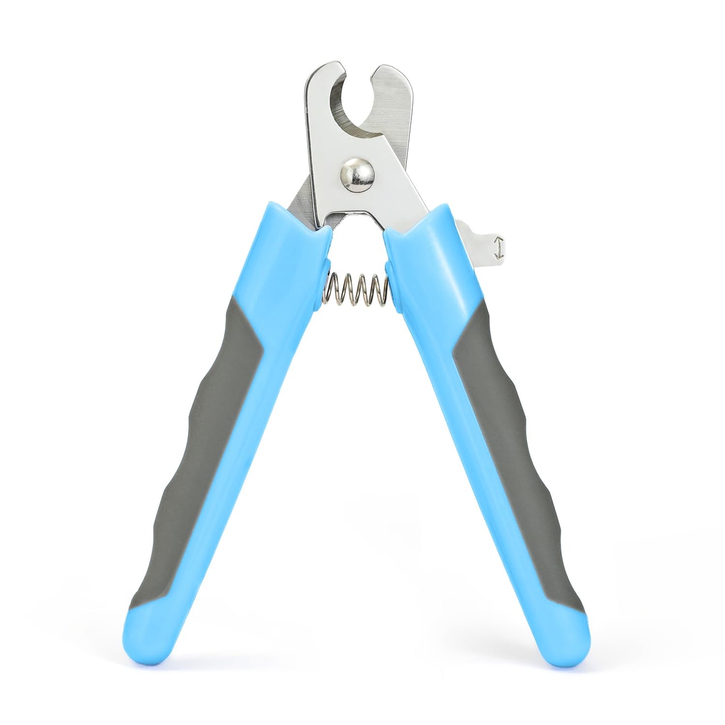WePet Pet Nail Clippers U07.3 Professional Claw Trimmer Scissor for Cats Dogs Puppies Kittens Hamsters Rabbits and Small Animals Sharp Safe M Grey/Blue