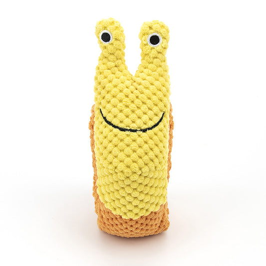Interactive Snail Plush Toy for Dogs with Treats
