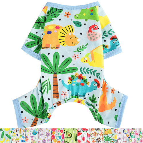 Dog Pajamas for Small DogChihuahua Yorkie Teacup Pajamas Dog Shirts Small Puppy Pjs Soft Pet Pjs Puppy Clothes Cat Outfit
