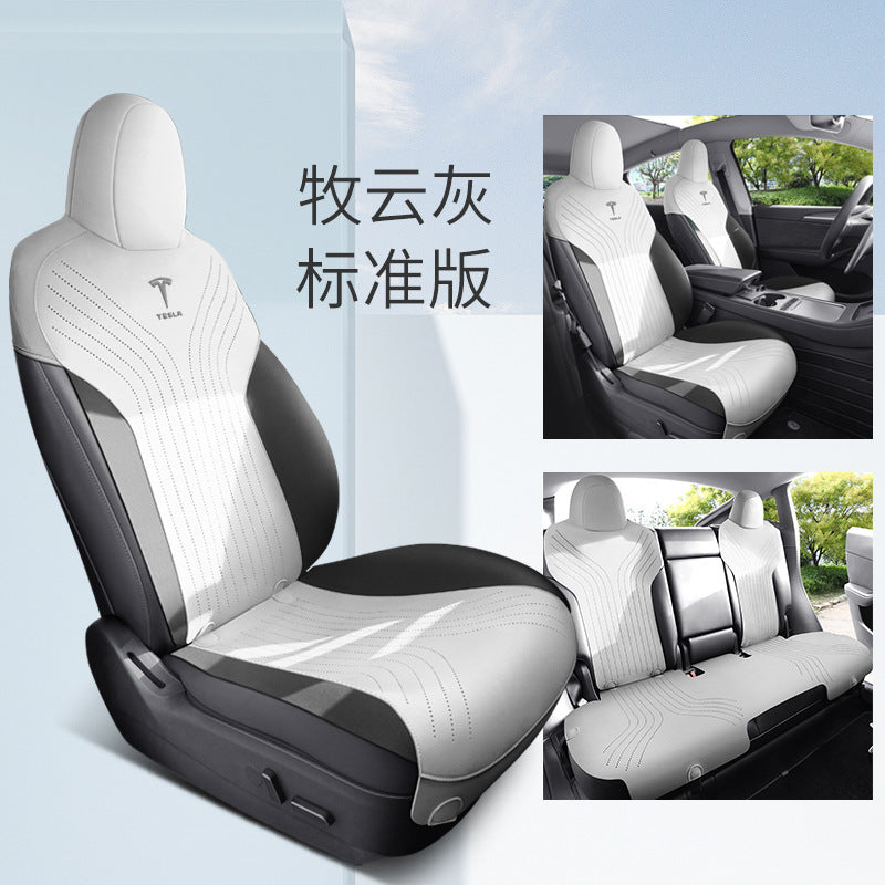 Car Seat Cover for Tesla Model Y/Model 3 (Breathable)