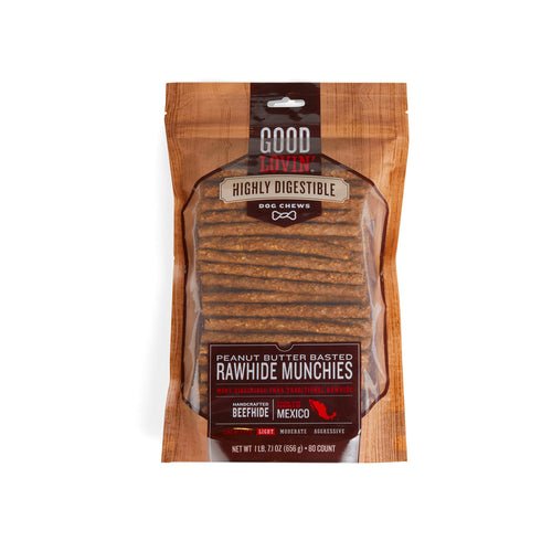 Good Lovin Munchies Peanut Butter Sticks Dog Treats 23.1 oz. Count of 80