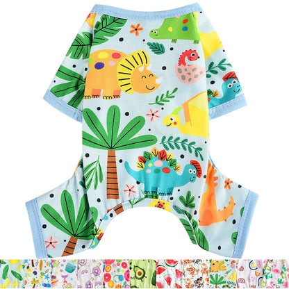 Dog Pajamas for Small DogChihuahua Yorkie Teacup Pajamas Dog Shirts Small Puppy Pjs Soft Pet Pjs Puppy Clothes Cat Outfit