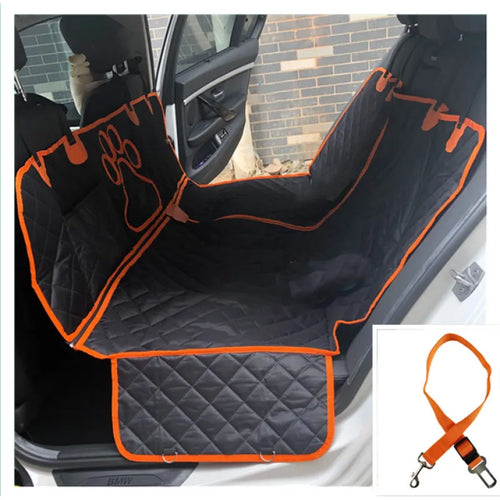 Grey Waterproof Quilted Dog Car Mat