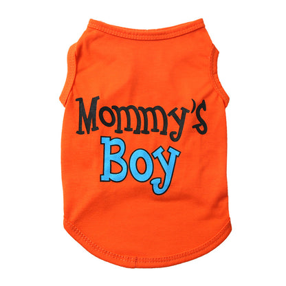 Teddy Dog Vest for Spring and Summer Pet Apparel