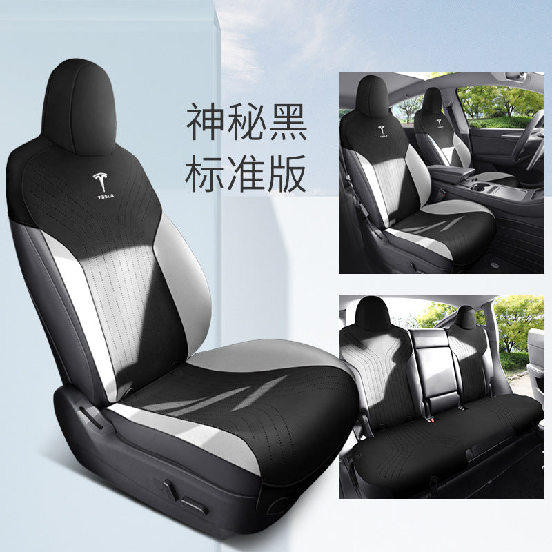 Car Seat Cover for Tesla Model Y/Model 3 (Breathable)