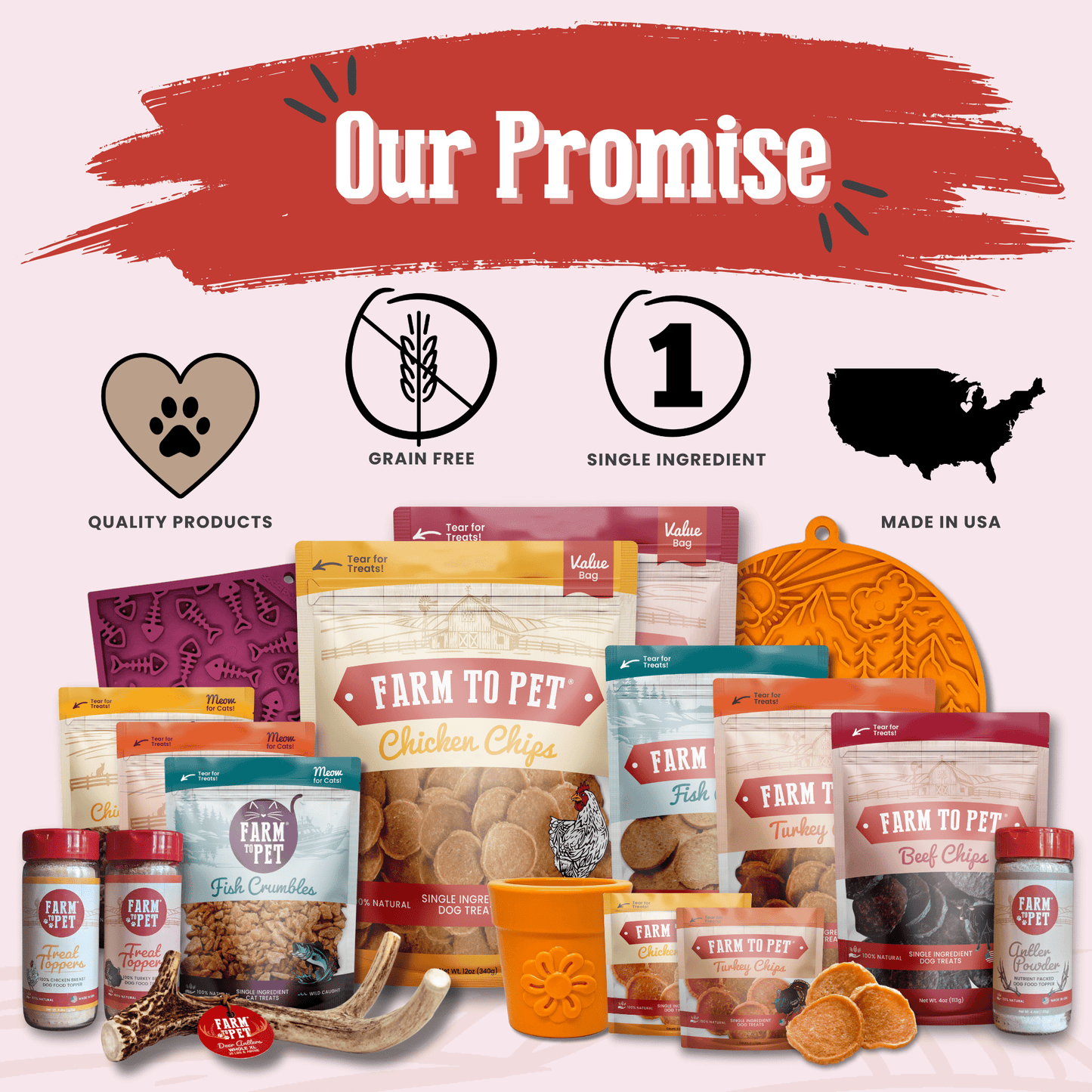 Puppy Packs 'n Snacks Dog Treat Starter Pack | Single-Ingredient Training Treats