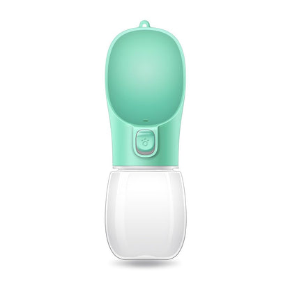 Goodiepet Portable Dog Water Bottle | Leak-Proof Dog Water Dispenser for Travel Outdoor (Green 12oz)