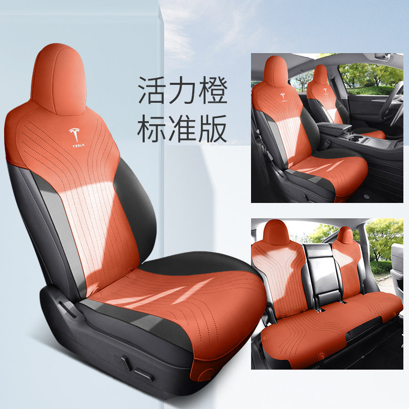 Car Seat Cover for Tesla Model Y/Model 3 (Breathable)