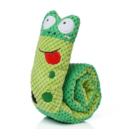 Interactive Snail Plush Toy for Dogs with Treats