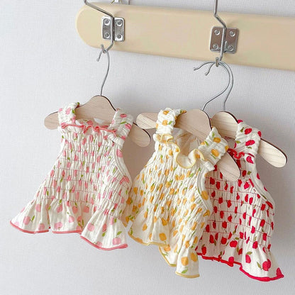 Summer Thin Clothes for Teddy Skirt Puppy Dog