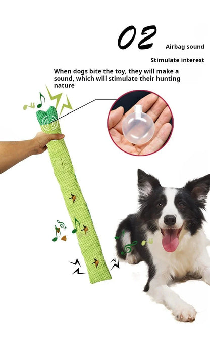 Interactive Snail Dog Puzzle Feeder | Hide Treats and Squeak Toy