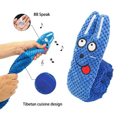 Interactive Snail Dog Puzzle Feeder | Hide Treats and Squeak Toy