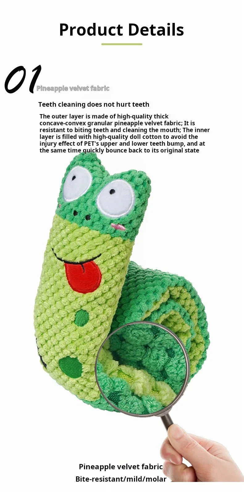 Interactive Snail Dog Puzzle Feeder | Hide Treats and Squeak Toy