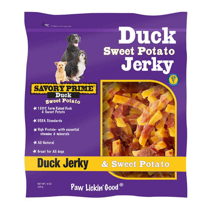 Savory Prime 42008 Duck & Sweet Potato Dog Treats 8 Oz