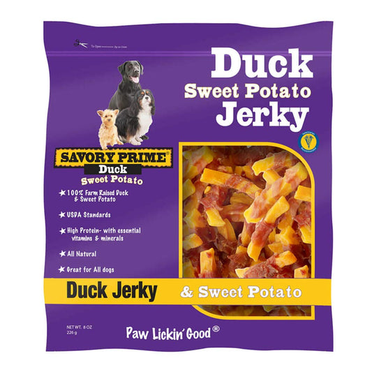 Savory Prime 42008 Duck & Sweet Potato Dog Treats 8 Oz